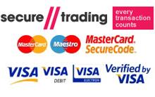 All major credit cards accepted: Visa, Mastercard